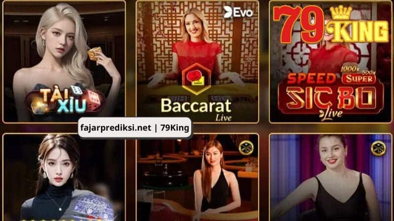 Bùng nổ với loạt trò chơi casino live tại nhà cái đẳng cấp 79King